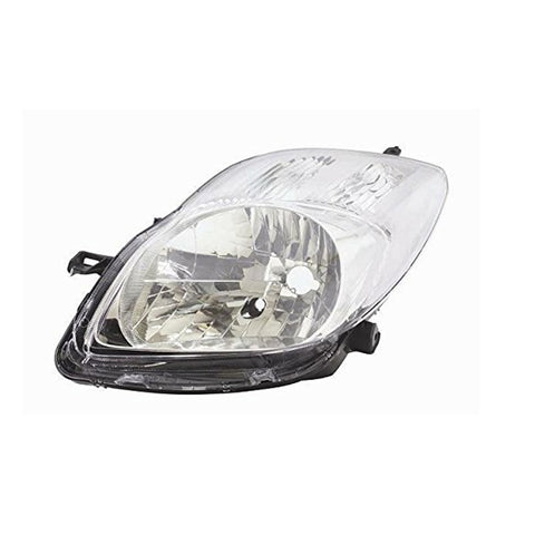 Proiettore sinistro mod. h4 elettrico senza motore cromato, TOYOTA YARIS dal 06/2009 al 08/2011