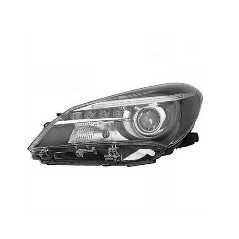 Proiettore hir2 c/lenticolare,led predisposto elettricamente sx,TOYOTA YARIS dal 07/2014 al 12/2016