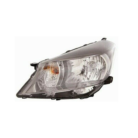 Proiettore sx mod. h4 elettrico senza motore cromato scuro, TOYOTA YARIS dal 09/2011 al 06/2014
