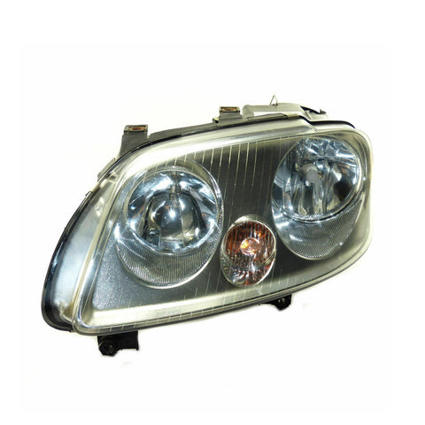 Proiettore sx h1+h7 elett. s/motore cromato, VOLKSWAGEN CADDY dal 08/2003 al 12/2010