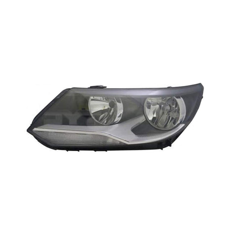 Proiettore sx h7+h15 elettrico con motore con luce diurna, VOLKSWAGEN TIGUAN dal 05/2011 al 12/2015