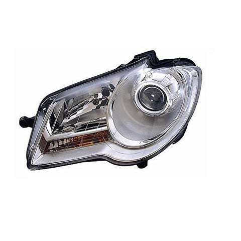Proiettore sinistro mod. h7+h7 elettrico con motore, VOLKSWAGEN TOURAN dal 11/2006 al 08/2010