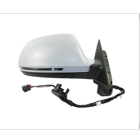 Retrovisore dx elettrico termico primer con fanale 3Porte 8pins, AUDI A3 dal 07/2008 al 05/2010