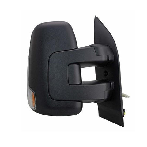Retrovisore destro manuale nero braccio corto con fanale convesso/cromato, FIAT DAILY dal 01/2014