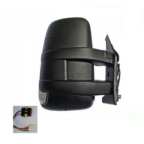 Retrovisore destro elettrico termico braccio corto con fanale, FIAT DAILY dal 2009 al 12/2010