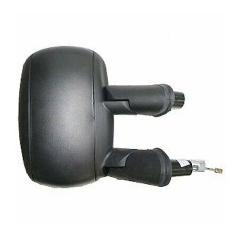 Retrovisore destro meccanico nero, FIAT DOBLO' dal 11/2005 al 08/2009