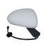 Retrovisore destro elettrico termico calotta bianca primerizzata bracc, compatibile con OPEL CORSA dal 05/2006 al 01/2011