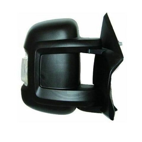 Retrovisore destro manuale con fanale, braccio corto 8 cm, PEUGEOT BOXER dal 01/2006 al 11/2014