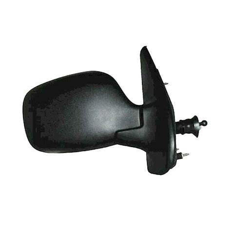 Retrovisore dx meccanico a cavi nero, RENAULT KANGOO dal 05/2003 al 08/2007