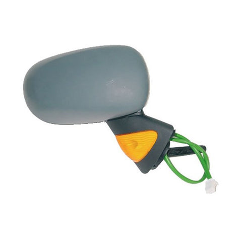 Retrovisore dx elettrico termico primer con sonda con fanale, RENAULT MODUS dal 09/2004 al 12/2007