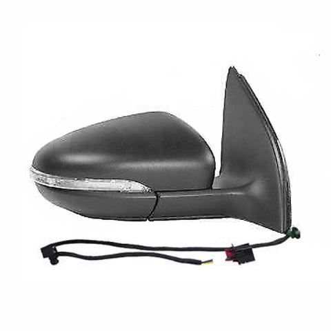 Retrovisore dx elettrico, termico primer, 6 pin, VOLKSWAGEN GOLF GTI-GTD-R dal 09/2009 al 02/2013