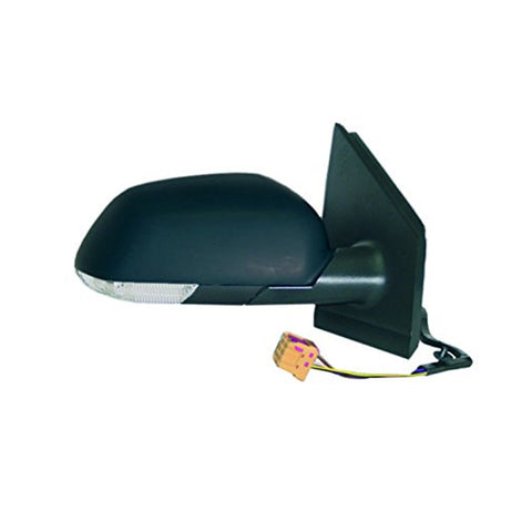 Retrovisore destro elettrico termico nero con fanale, VOLKSWAGEN POLO dal 07/2005 al 08/2009