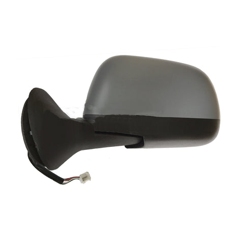 Retrovisore sinistro elettrico termico,primer convesso/cromato, DACIA DUSTER dal 05/2010 al 12/2012