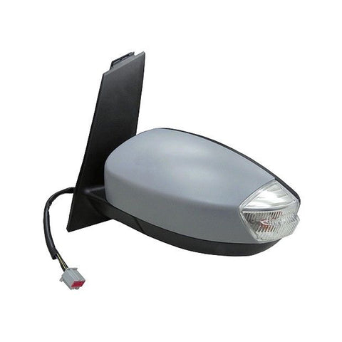 Retrovisore sinistro elettrico termico primer con fanale, FORD C-MAX dal 08/2010 al 05/2015