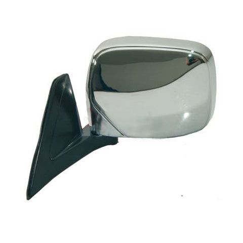 Retrovisore sinistro manuale cromato, MITSUBISHI L200-STRADA dal 01/2001 al 01/2005