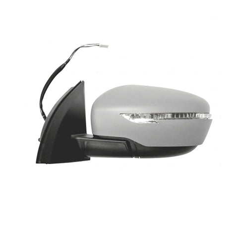 Specchio sx elettrico termico,primer,fanale chiudibile convesso/cromato, NISSAN QASHQAI dal 06/2017