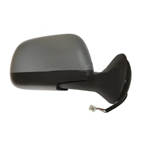 Retrovisore destro elettrico termico, primer convesso/cromato, DACIA DUSTER dal 05/2010 al 12/2012