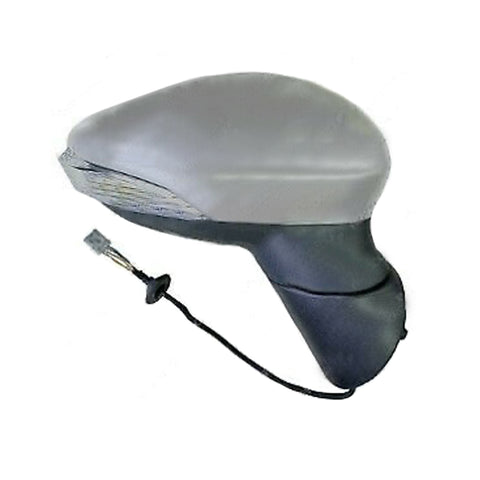 Specchio elettrico dx termico,fanale asferico/cromato, 6 PIN,calotta primer, FORD B-MAX dal 04/12