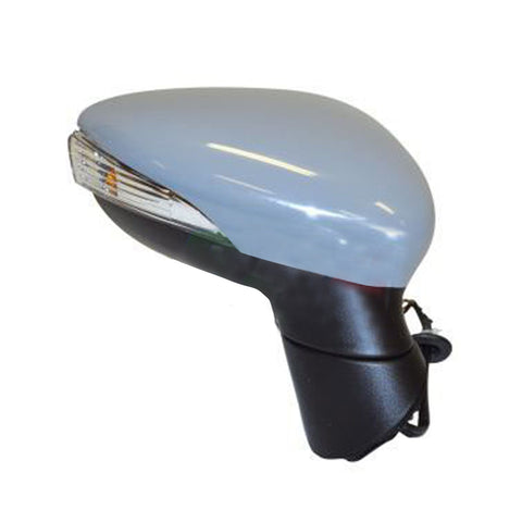 Retrovisore dx elettrico termico primerizzato con fanale, 6 pin, FORD FIESTA dal 01/2009 al 12/2012