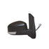 Retrovisore destro elettrico termico primerizzato con fanale, compatibile con FORD FOCUS dal 08/2007 al 02/2011