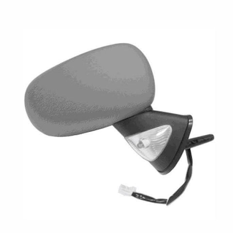 Retrovisore dx elettrico termico primer,sonda con fanale bianco, RENAULT MODUS dal 2006 al 12/2007