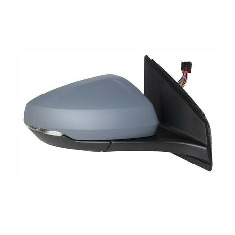 Retrovisore dx elettrico termico con fanalino calotta con primer, 6 pin, VOLKSWAGEN POLO dal 01/2018