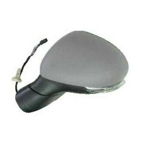 Retrovisore sinistro elettrico termico con fanale,6 pin,calotta da verniciare, FIAT 500X dal 07/15