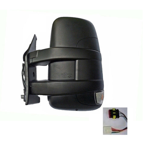 Retrovisore sx elettrico termico braccio corto, fanale con sonda, FIAT DAILY dal 01/2011 al 12/2013