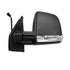 Retrovisore sinistro elettico termico nero fanale 6 pins mod.combi, compatibile con FIAT DOBLO' dal 01/2015