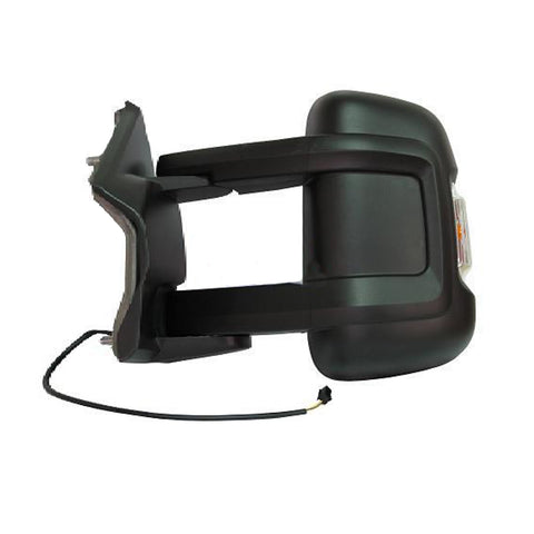 Retrovisore sx elettrico termico, BRACCIO LUNGO CON SONDA 19 CM, FIAT DUCATO dal 08/2006 al 06/2014