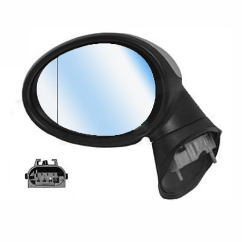Retrovisore sx elettr. termico, vetro asferico 5 PIN calotta da verniciare, MINI PACEMAN dal 01/2012