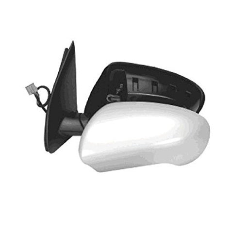 Retrovisore sinistro elettrico termico primerizzato, NISSAN QASHQAI + 2 dal 01/2007 al 12/2009