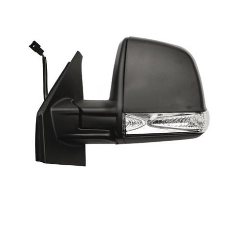Retrovisore sinistro elettrico termico nero con fanale 6pin, cargo, OPEL COMBO dal 02/2012