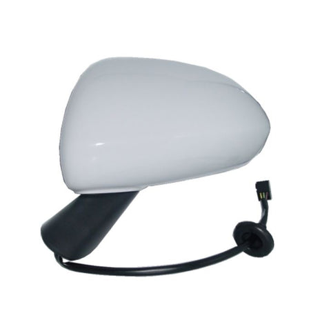 Specchio sx elettrico termico calotta bianca primer braccio nero, OPEL CORSA dal 02/2011 al 12/2013