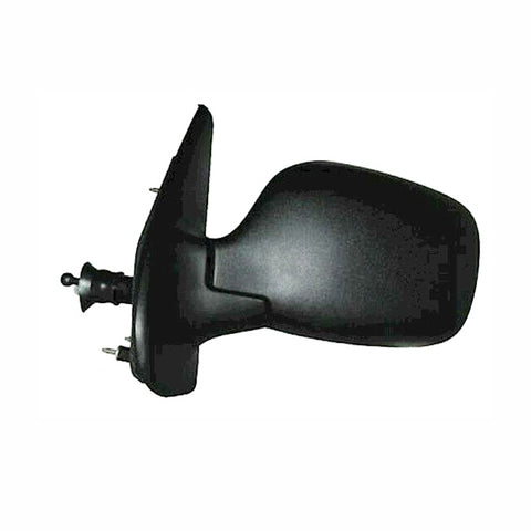 Retrovisore sx meccanico a cavi nero, RENAULT KANGOO dal 2001 al 2007
