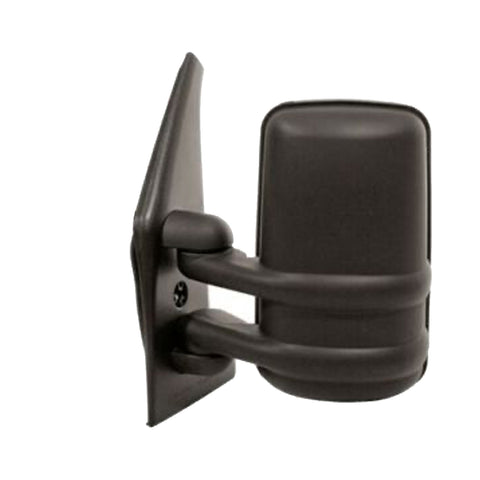 Retrovisore sx manuale nero convesso/cromato braccio corto, RENAULT MASTER dal 02/1998 al 12/2003