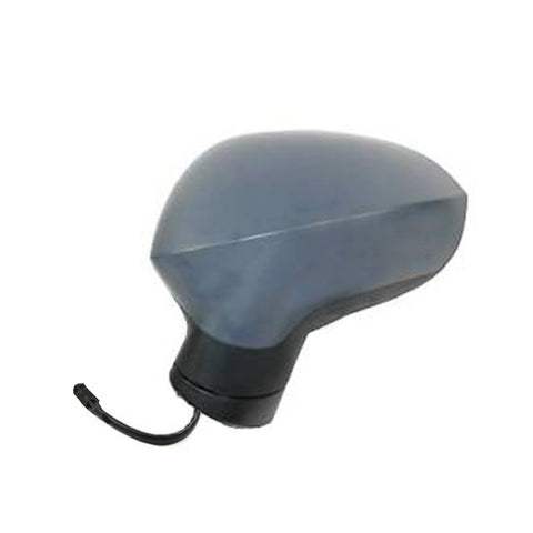 Retrovisore sinistro elettrico termico primer convesso/cromato, SEAT IBIZA dal 07/2008 al 12/2011