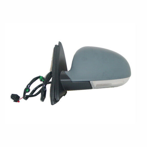 Specchio sx elettr.termico primer,fanale base dritta,VOLKSWAGEN JETTA GOLF VARIANT dal 11/05al12/10