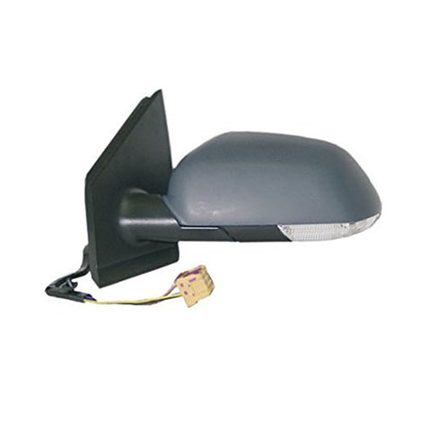 Retrovisore sinistro a cavi primerizzato con fanale, VOLKSWAGEN POLO dal 07/2005 al 08/2009