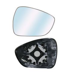 Piastra specchio destro convessa termica cromata, compatibile con CITROEN C3 dal 04/2013 al 10/2016