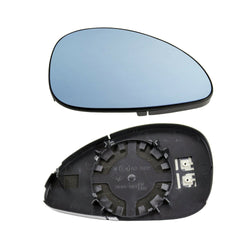 Piastra specchio destro convessa termica blu, compatibile con CITROEN C4 dal 09/2004 al 09/2008