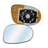 Piastra specchio dx convessa termica cromata, compatibile con LANCIA YPSILON dal 03/2011 al 08/2015