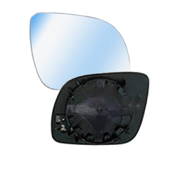Piastra specchio destro convessa termica piccola cromata, compatibile con VOLKSWAGEN GOLF dal 10/1997 al 07/2003