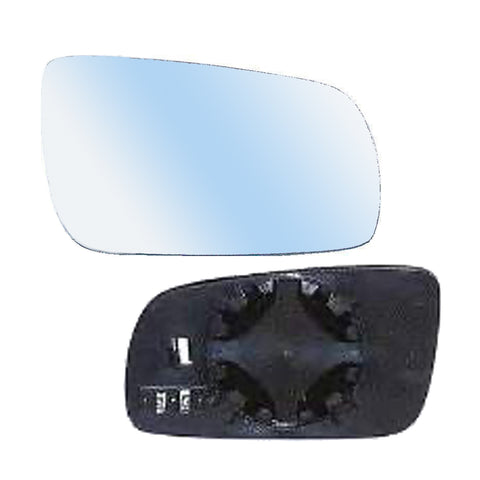 Piastra specchio destro convessa termica blu piccola, VOLKSWAGEN GOLF dal 10/1997 al 07/2003