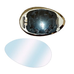 Piastra specchio sinistro convessa term. blu, compatibile con ALFA ROMEO 156 dal 09/1997 al 08/2003