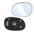 Piastra specchio sinistra convessa/cromata, compatibile con CITROEN C3 dal 10/2005 al 08/2009