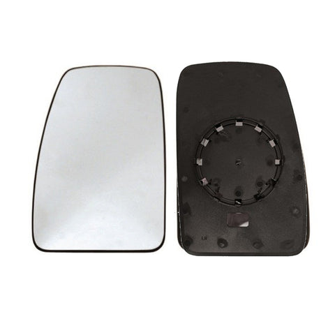 Piastra specchio sinistra convessa cromata termica, NISSAN INTERSTAR dal 01/2004