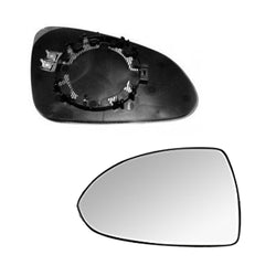 Piastra specchio sinistra asferica termica cromata, compatibile con OPEL ASTRA dal 01/2012 al 05/2015