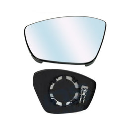 Piastra specchio sinistra convessa termica cromata, compatibile con PEUGEOT 2008 dal 04/2013 al 12/2015
