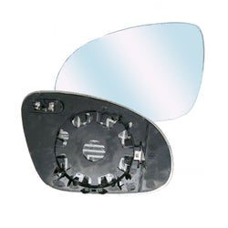 Piastra specchio sinistra asferica termica blu, compatibile con SEAT ALHAMBRA dal 04/2004 al 08/2010